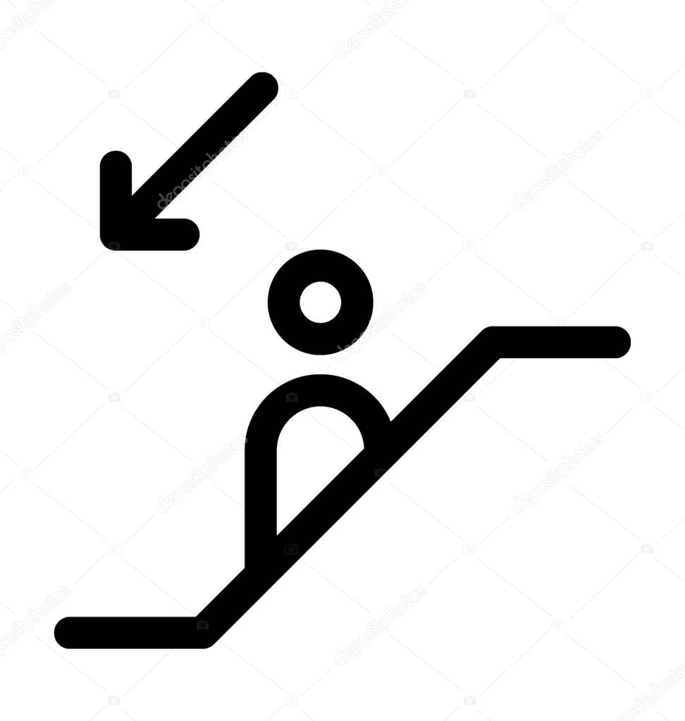  Downstairs Vector Icon