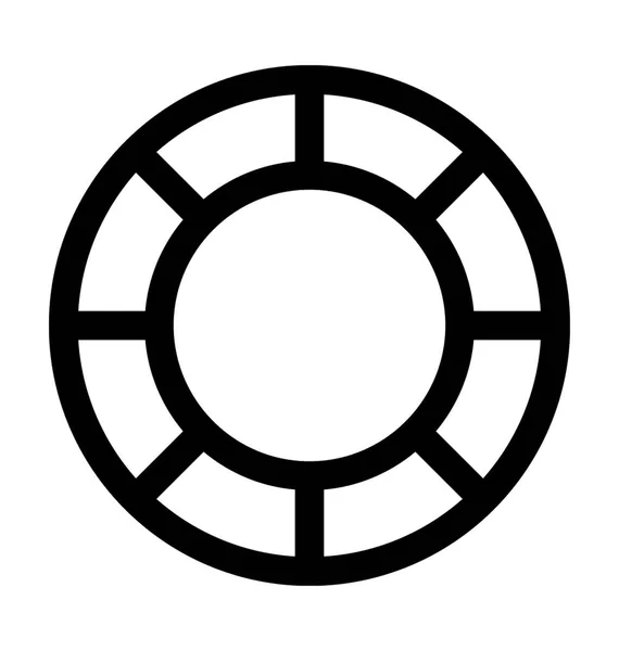 Rettungsring-Vektor-Symbol — Stockvektor