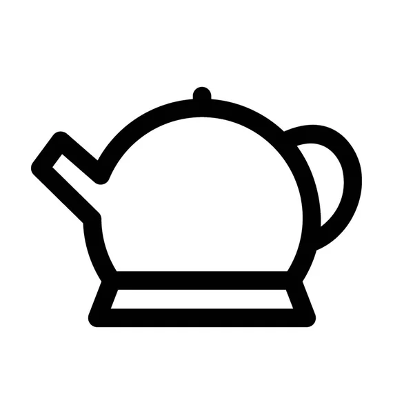 Значок вектора чайника — стоковый вектор