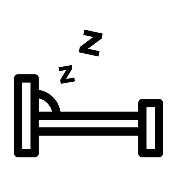 Sleeping Vector Icon — Stock Vector