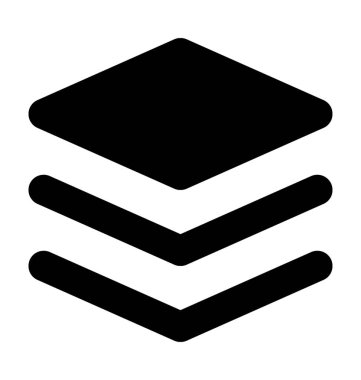  Katmanları vektör simgesi