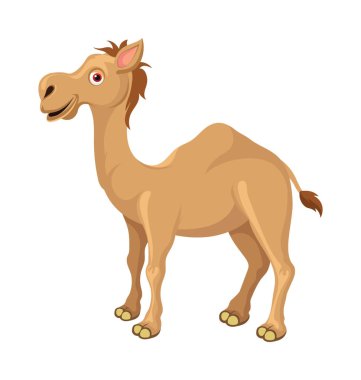 Deve düz vektör simgesi