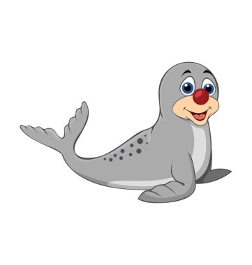 Deniz aslanı vektör simgesi