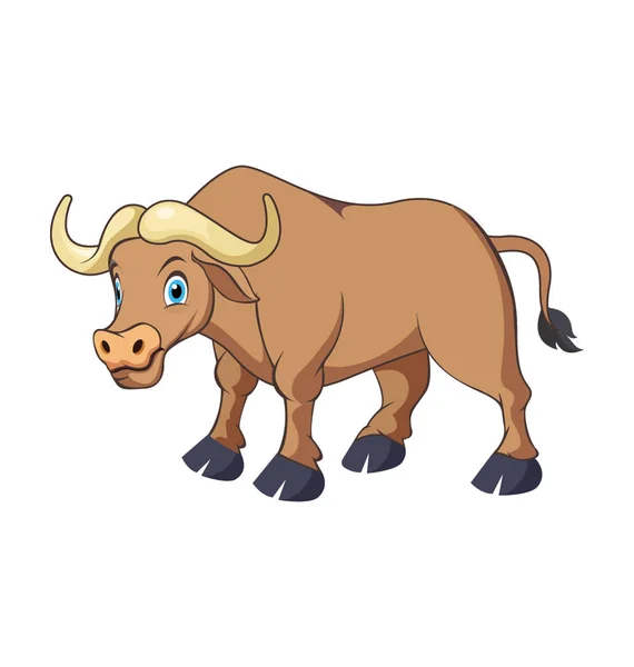 Toro Plano Vector Icono — Vector de stock