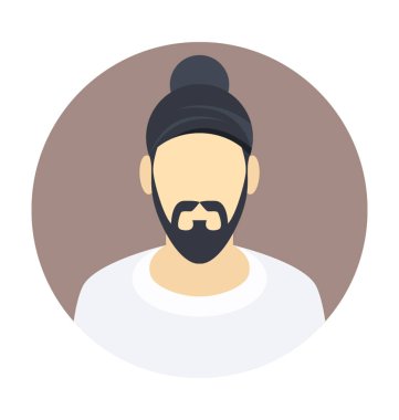 Sih düz vektör simgesi