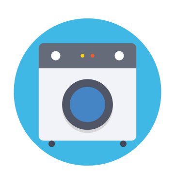 Çamaşır makinesi vektör simgesi