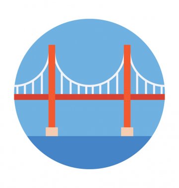 Thomas Köprüsü vektör simgesi