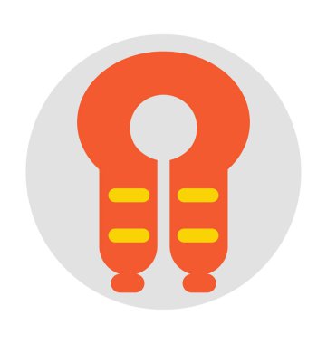 Hayat yelek vektör simgesi