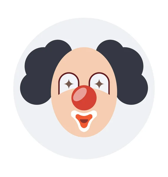 Payaso vector icono — Vector de stock