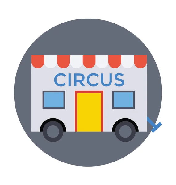 Цирк вагона векторної Icon — стоковий вектор