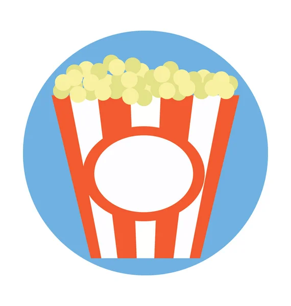 Popcorn wektor ikona — Wektor stockowy