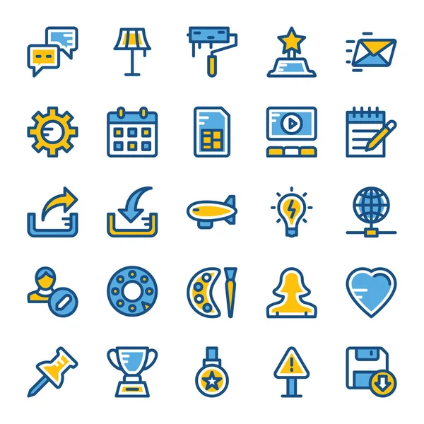 Web User Interface Vector Icons — Stock Vector