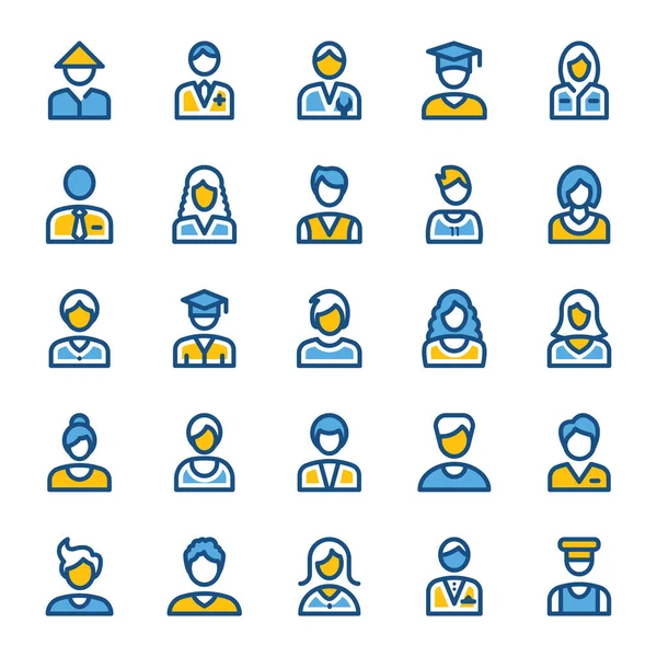 Avatar Vector Icons — Stock Vector