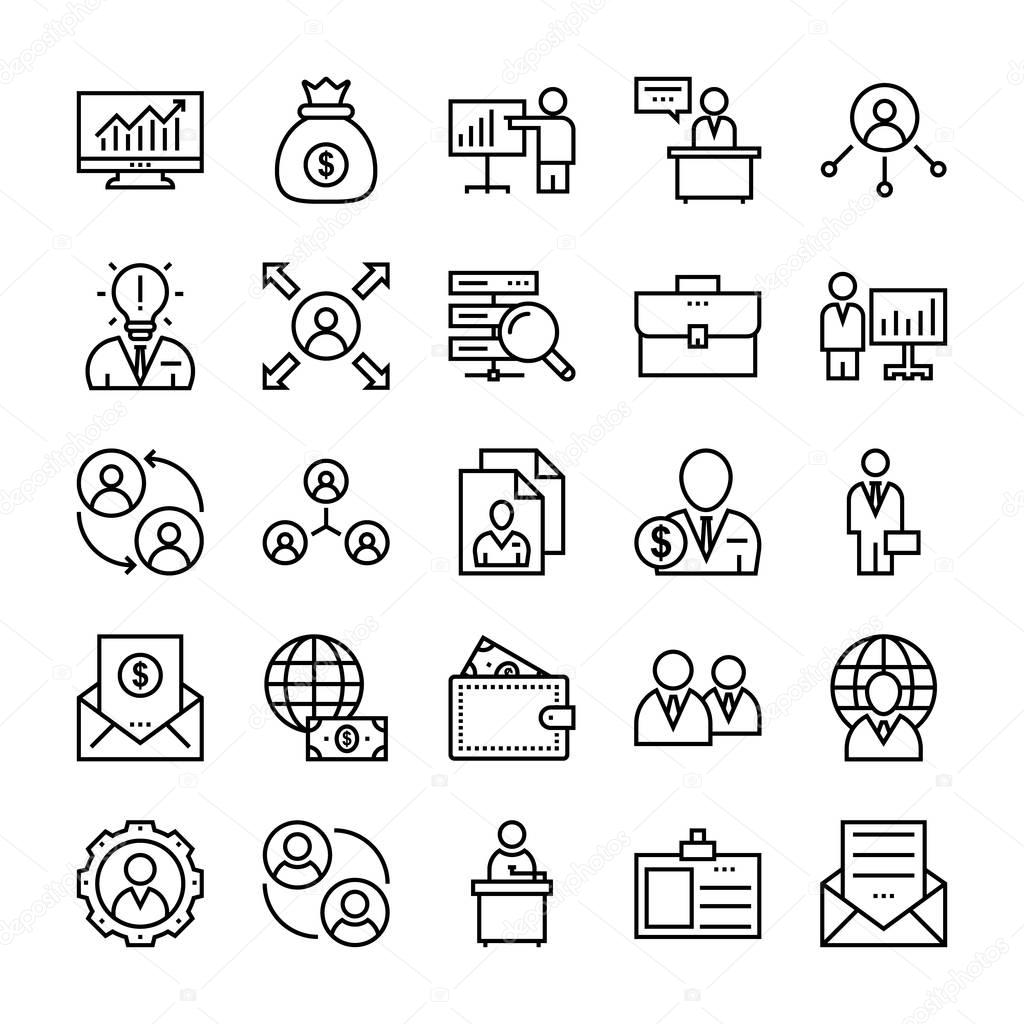Corporate Line Icons 2