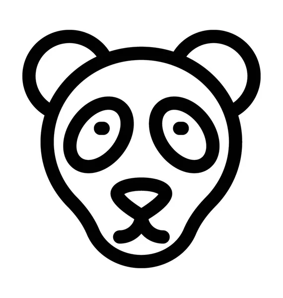 Koala-Linienvektorsymbol — Stockvektor