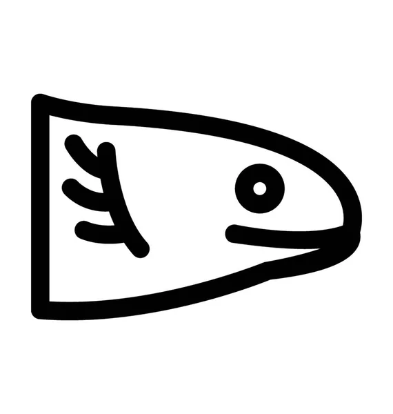 Ikona wektora linii ryb — Wektor stockowy