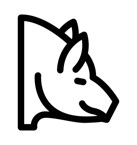 Fox satırı vektör simgesi — Stok Vektör