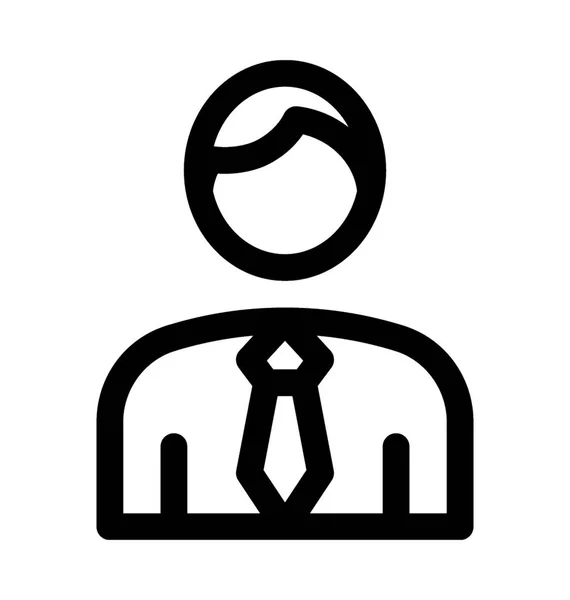 Векторная икона менеджера — стоковый вектор