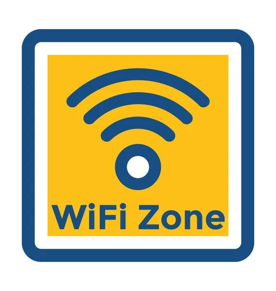 Zona WiFi — Vettoriale Stock