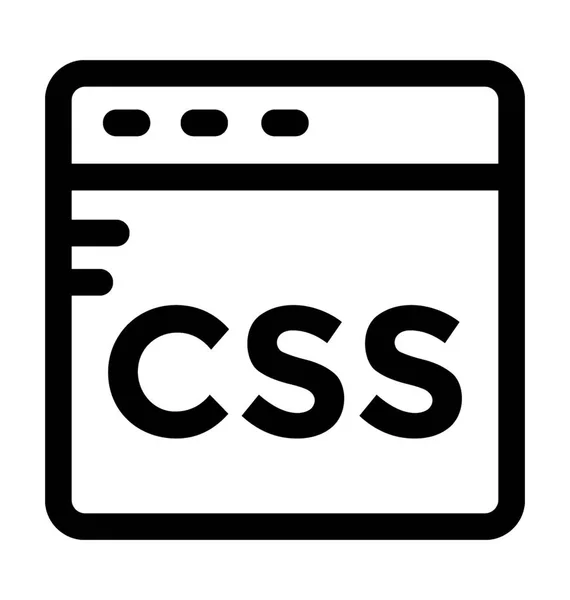 CSS — Stock Vector