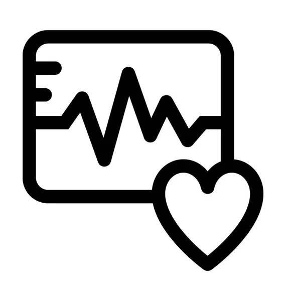 Monitor de ECG —  Vetores de Stock