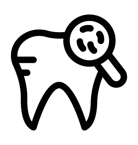 Zahnuntersuchung — Stockvektor