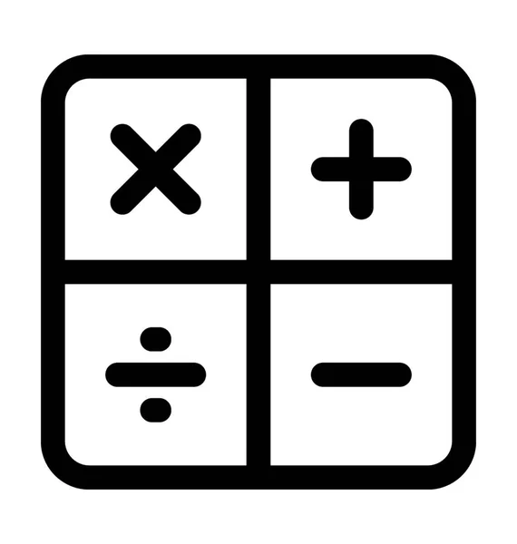 Matemáticas símbolos — Vector de stock