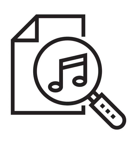 Music Search — Stock Vector