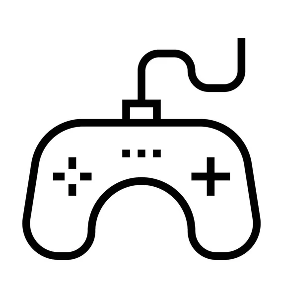 Icône Vectorielle Gamepad Line — Image vectorielle
