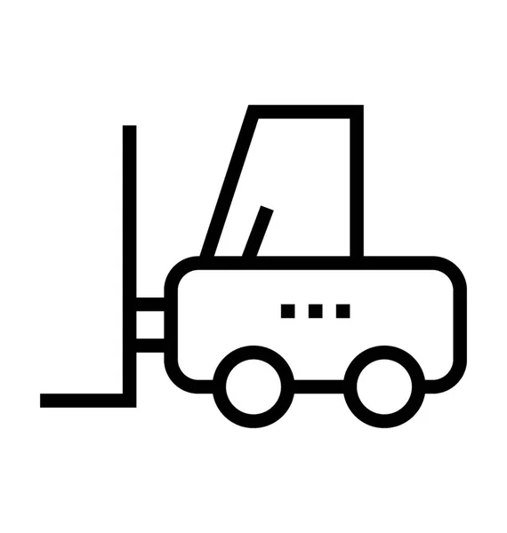 Forklift Truck — Stock Vector