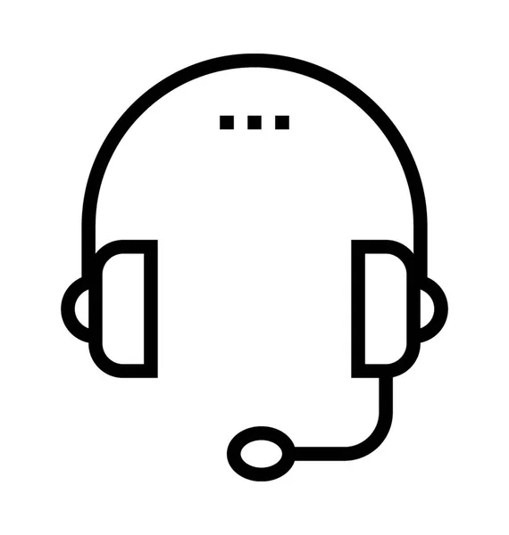 Auriculares — Vector de stock