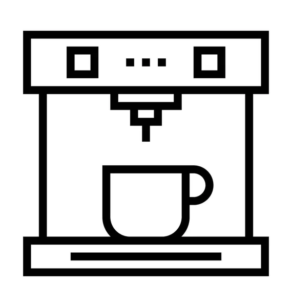 咖啡机 — 图库矢量图片
