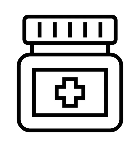 Medicine Jar — Stock Vector