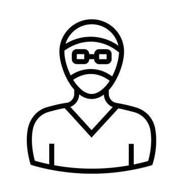 Hacker satırı vektör simgesi