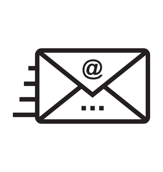 Verzenden van e-mail — Stockvector