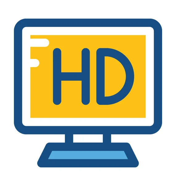 HD экран — стоковый вектор