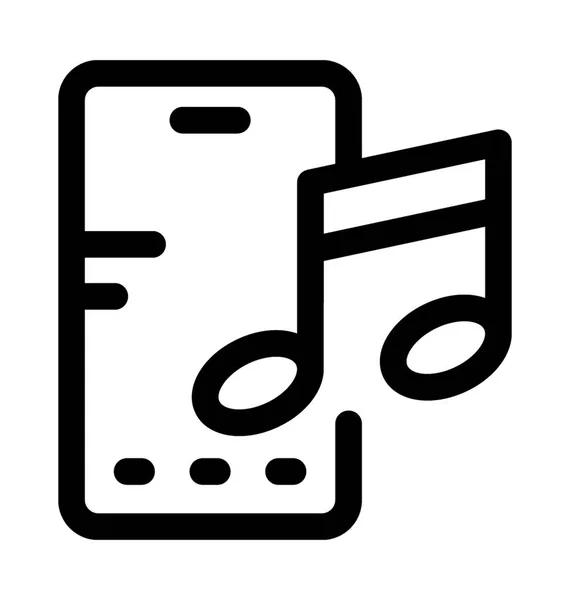 Musique mobile — Image vectorielle