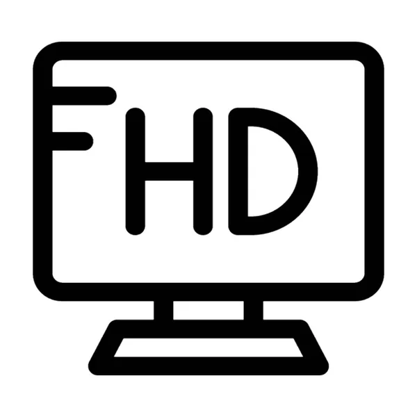 HD-Bildschirm — Stockvektor