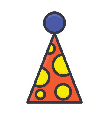 Parti Cap düz renkli simge