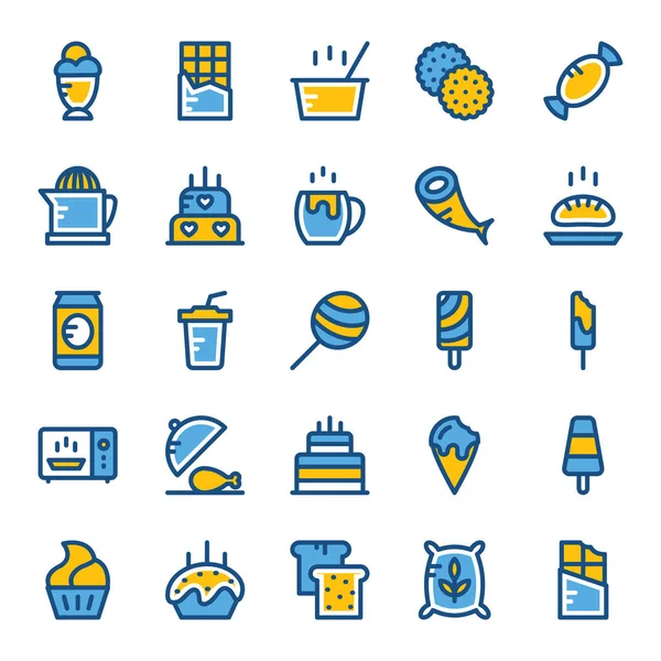 Food Vector Icons — Stock Vector