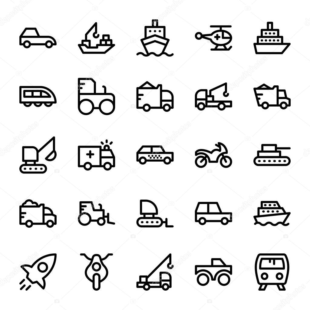 Transport Vector Icons 6