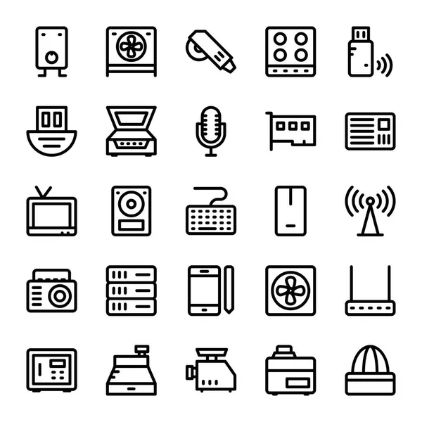 Electronics Vector Icons — Stock Vector