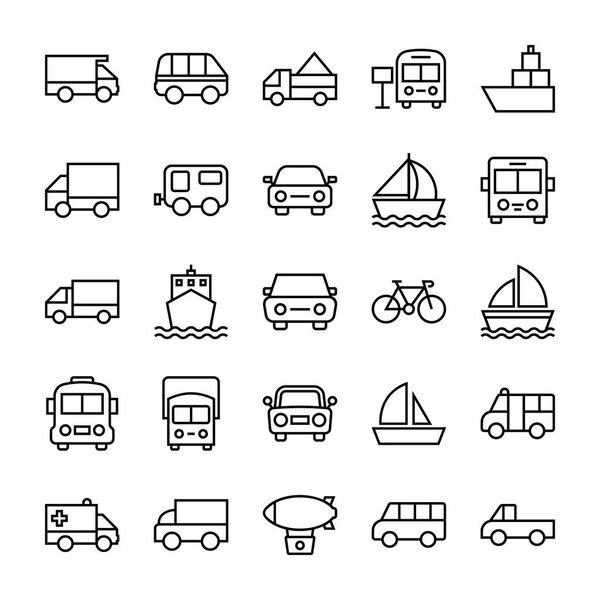 Transport Vector Icons  4