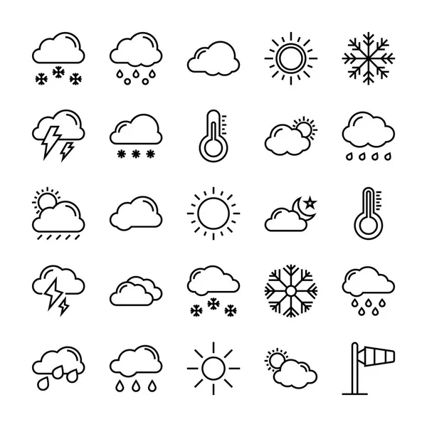 Weather Vector Icons Stock Vector Image by ©prosymbols #189750152