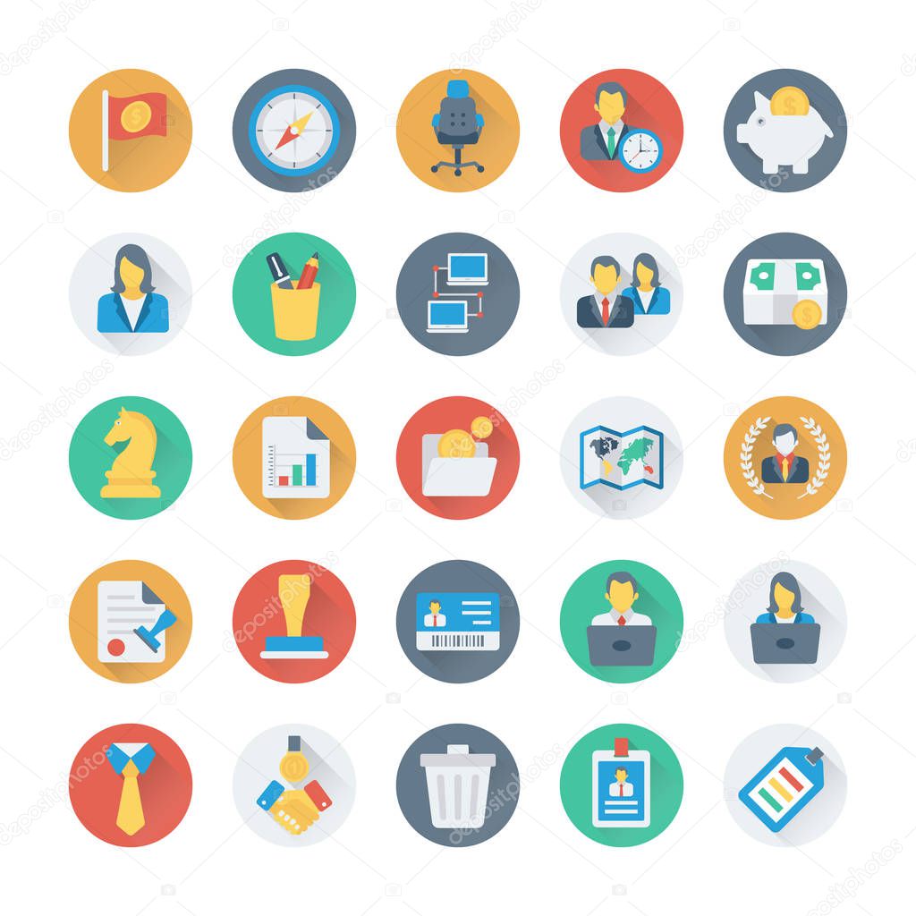 Business and Office Vector Icons 6