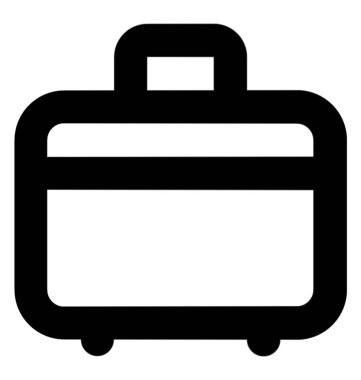 evrak çantası satır vektör simgesi