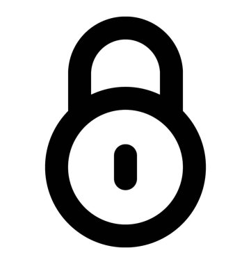 satır vektör simgesini kilitle