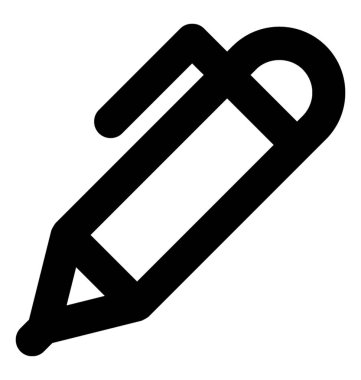 kalem satırı vektör simgesi