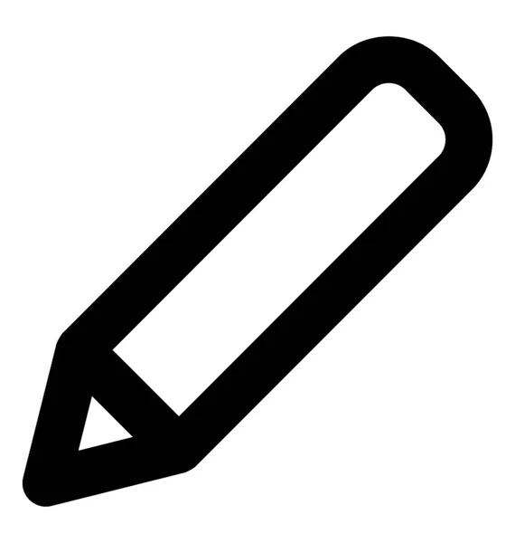 Bleistiftlinie Vektor Symbol — Stockvektor