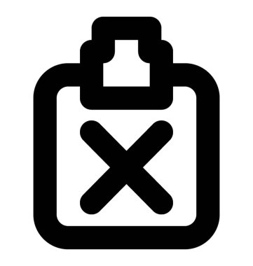 Belge vektör hat simgeleri kaldırma 